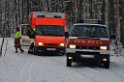 Hund und Person Eiseinbruch Koeln Fuehlinger See P009